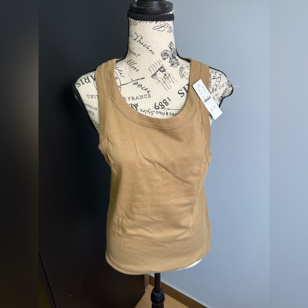 J.Crew Perfect-fit high-neck tank top NWT Size L